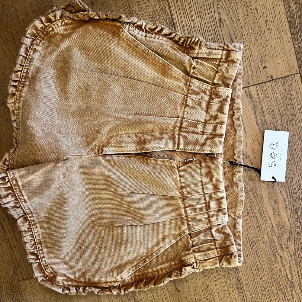 Sea New York Jean Ruffle Shorts, NWT! Size 4